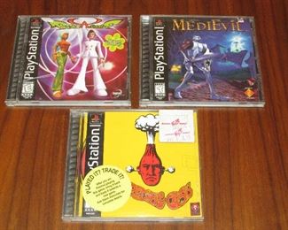 PS1 Bust-A-Groove, Medievil, Incredible Crisis