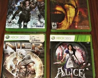 Xbox 360 Deadly Premonition, Nier, Alice & Binary Domain