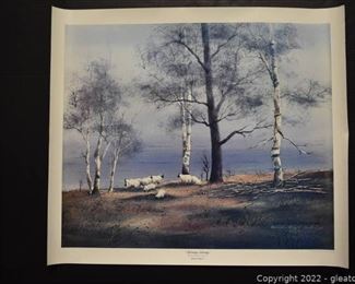 Morning Serenity Watercolor Print by Brenda Harris Tustain Signed and Limited Edition