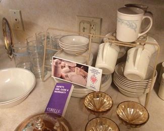 Corning Blue Iris complete set