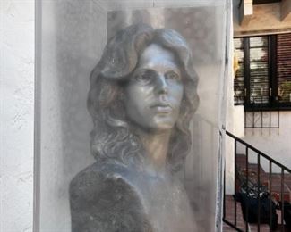 Jim Morrison Bust Purchased to Honor him. Shipped from unknown artist in Europe