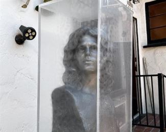 Jim Morrison Bust Purchased to Honor him. Shipped from unknown artist in Europe