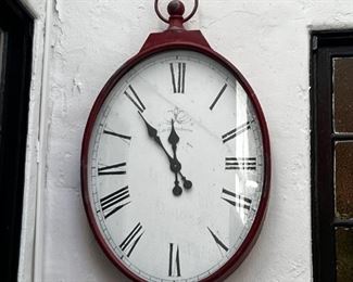 Staging Wall Clock Item for replication on Jim Morrisons Home outside