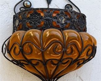 Staging Wall Antique Glass Sconce Item for replication on Jim Morrisons Home