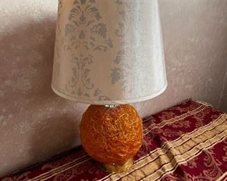 Orange Ball Vintage lamp, staging from his room