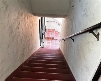 Jim's Stairwell after renovation and collecting of old tiles. Picture not avail- this just for fun