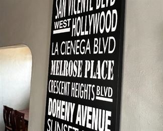 Staging Sign in Rob room