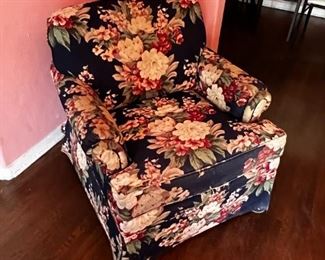 Ethan Allan chair, from Rob Room, used for staging