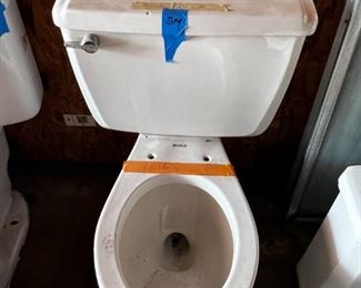 Actual toilet. yup...the toilet from Jim's 