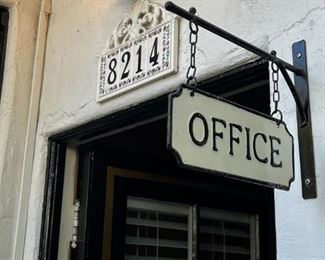 Various Signs avail from the home and its tour