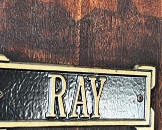 décor Ray sign for tour