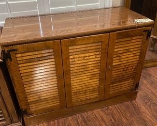 Closed up electronic cabinet