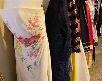 Evening formal gowns in all sizes. 