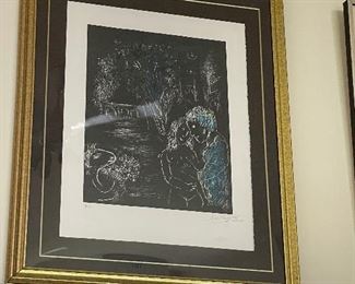 Marc Chagall "Green Tree with Lovers"