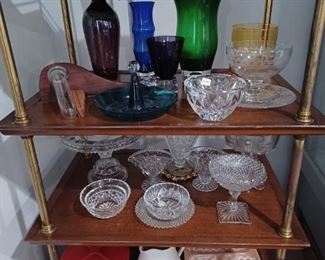Midcentury glass, more in the Barn
