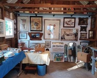 A view of the carriage house 