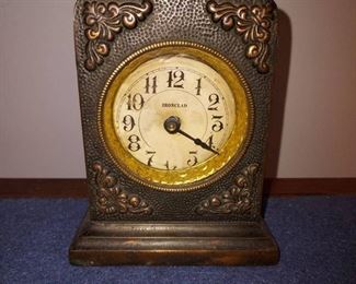 Antique 1908 West Clox Ironclad Alarm Clock