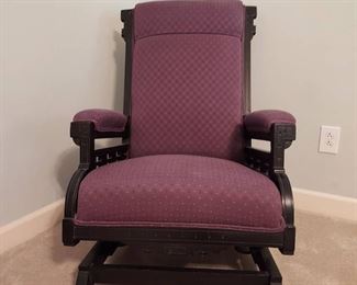 Beautiful Antique Coil Spring Platform Rocker