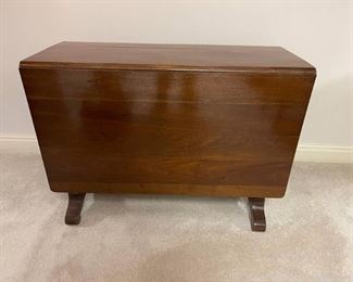 Beautiful Droplet Table with Turned Legs