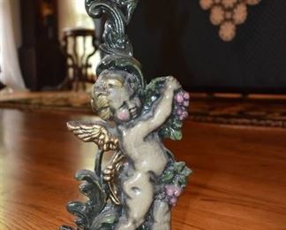 Cast Iron Heavy Cherub Door Stop