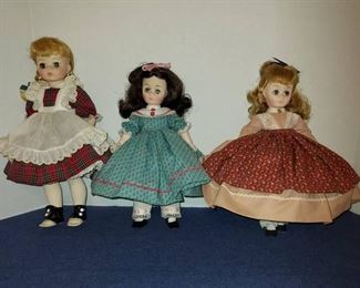Collection of Beautiful Madame Alexander Little Women Dolls