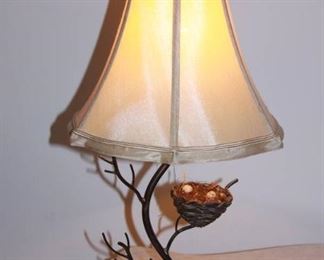 MWW Market Branch Bird and Nest Table Lamp
