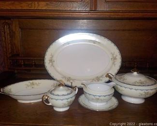 Serving Pieces for Royal Embassy Seneca Blue China