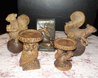 Wooden and Metal Wildlife Grouping