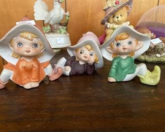 Homco Fairy Pixie Knomes- collectibles 