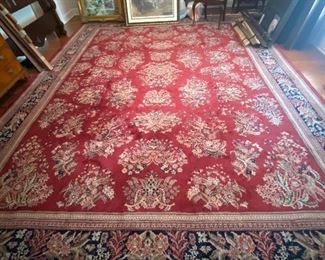 11'11" x 15' wool Indian rug