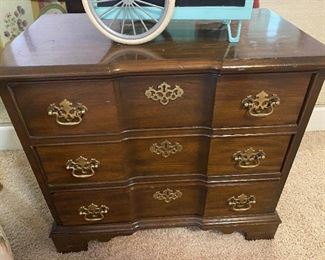 Block front chest/ nightstand/ end table