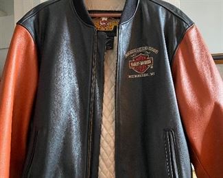 Harley Davidson leather jacket large