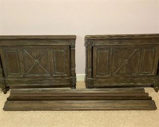 Pair of RH Jourdan twin daybeds