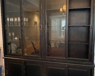 Large cabinet. 81”w x 90”h x 17”d. 