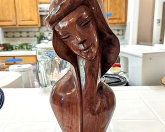 Hand Carved Wood Figurine