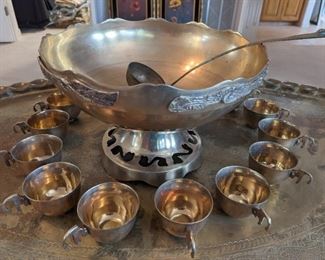 Brass Punch Bowl