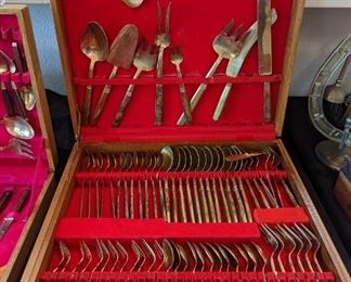 Solid Nickel Bronze Flatware Set