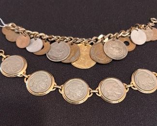 coin bracelets