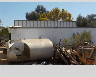 2 Semi-truck trailers