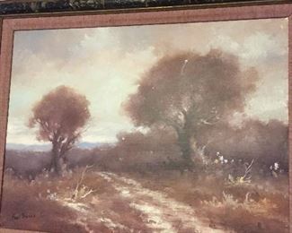 Early Impressionist Painting by Paul Burkle