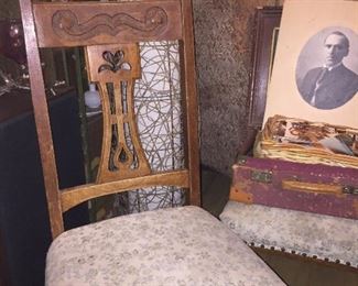 Set of four hand carved Boston Chairs