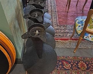 Metal bases (total 7) 