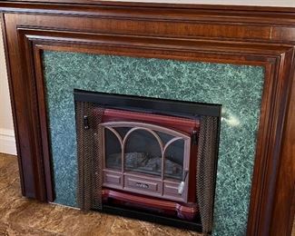 DuraFlame Electric Fireplace w Wood Surround