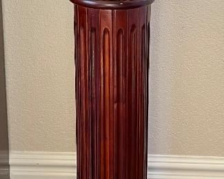 Plant Stand Column w Marble Top 36"