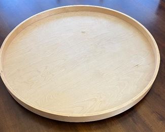 31 1/2" Wood Lazy Susan