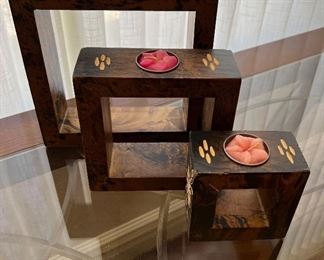 3 Piece Candle Holder