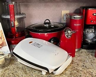 George Foreman, Cuisinart, Keurig, Hamilton Beach