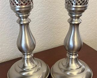 Pewter Candlesticks