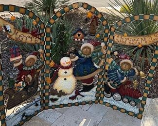 Metal Screen Christmas