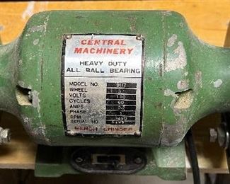 Central Machinery Grinder